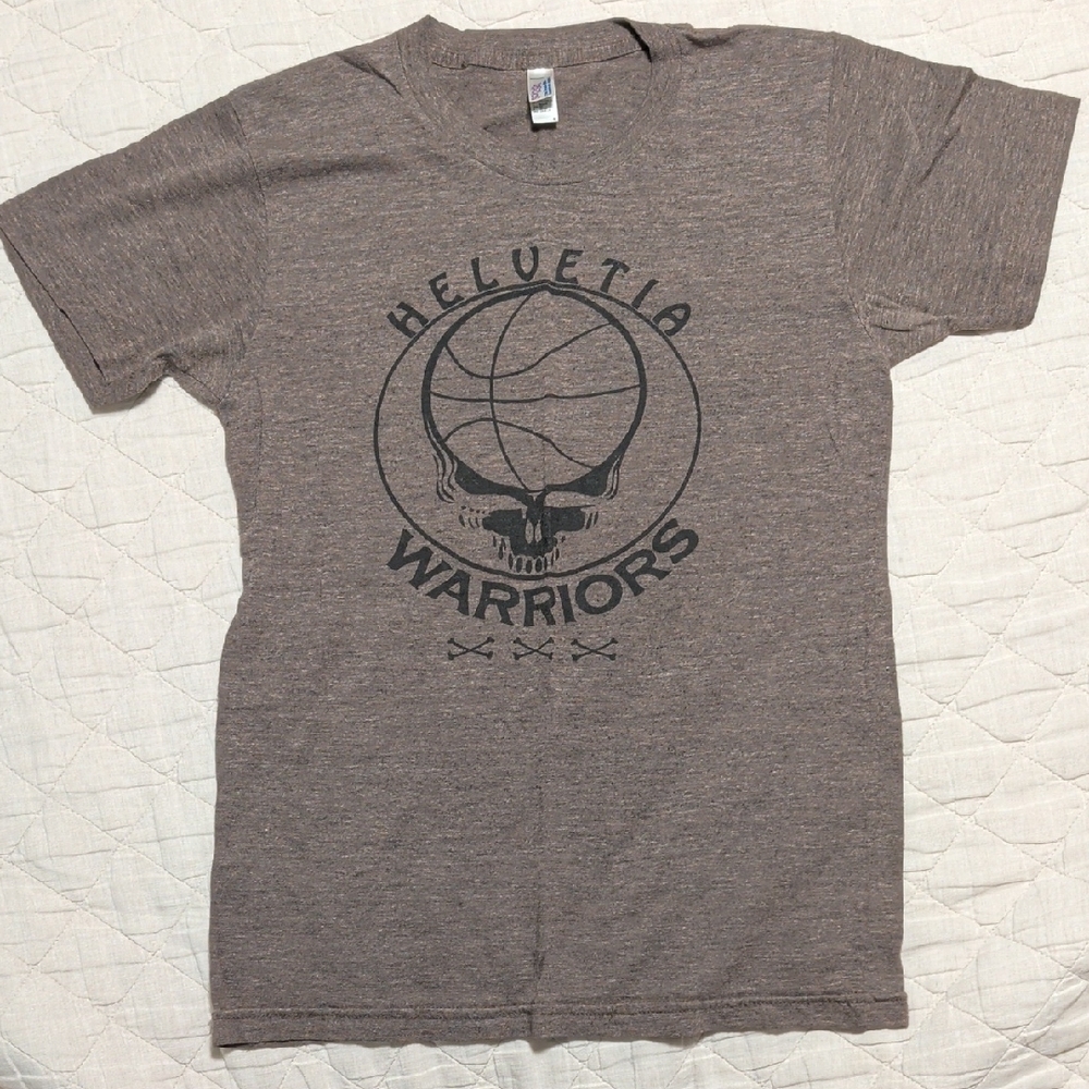 American Apparel Helvetia Warriors Single Stitch Track Shirt